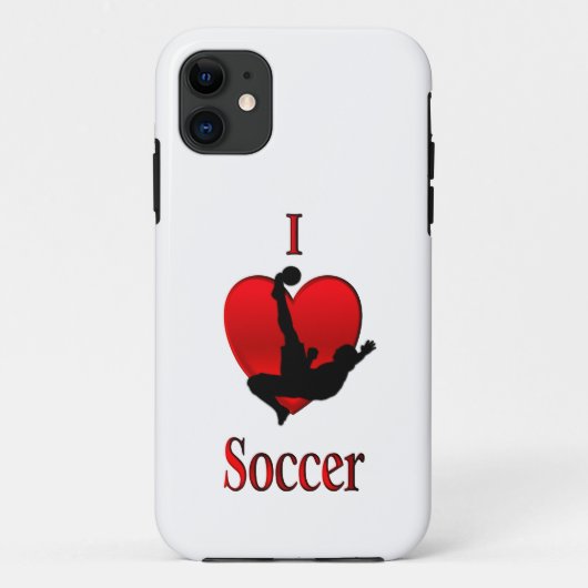 Ich habe Herzsoccer Case-Mate iPhone Hülle (Rückseite)