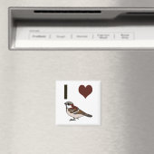 Ich habe Herzspatzen Magnet (In Situ (Geschirrspüler))
