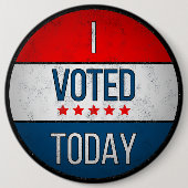 Ich habe heute abgestimmt button (Vorderseite)
