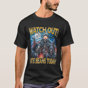 Ich habe heute Bohnen gegessen 80er Horror Bootleg T-Shirt