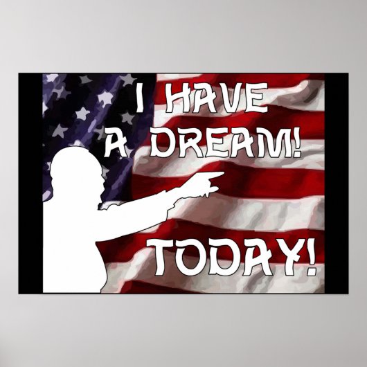 Ich habe heute einen Traum! Poster (Vorne)