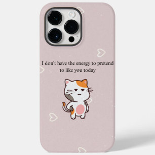 Ich habe heute einfach nicht die Energie, so zu tu Case-Mate iPhone 14 Pro Max Hülle