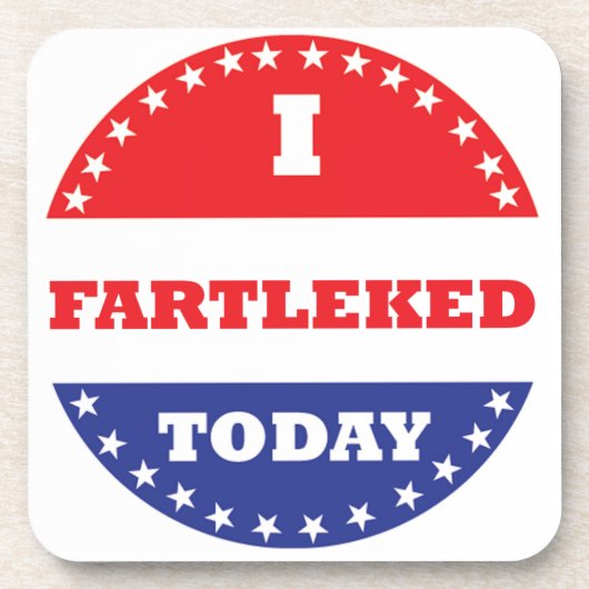 Ich habe heute Fartleed Getränkeuntersetzer (Vorderseite)