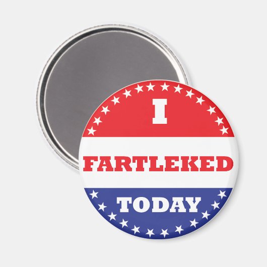 Ich habe heute Fartleed Magnet (Vorderseite/Rückseite)