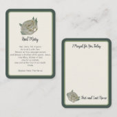 "Ich habe heute für dich gelobt" Hail Mary Notecar Mitteilungskarte (Vorne/Hinten)