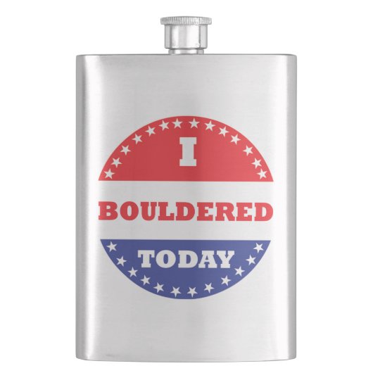 Ich habe heute gebouldet flachmann (Vorderseite)