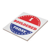 Ich habe heute gebouldet fliese (Seite)