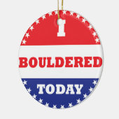 Ich habe heute gebouldet keramik ornament (Links)