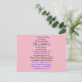 Ich habe heute Gedicht got Postkarte (Stehend Vorderseite)