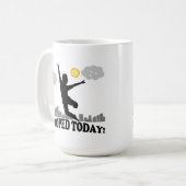 Ich habe heute Gekackt Kaffeetasse (Vorderseite Links)