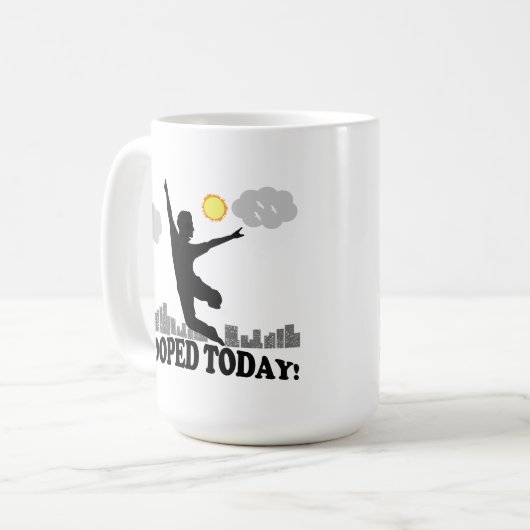 Ich habe heute Gekackt Kaffeetasse (Vorderseite Links)