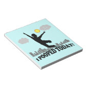 Ich habe heute Gekackt Notizblock (angewinkelt)