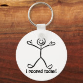Ich habe heute Gekackt Schlüsselanhänger (Vorderseite)