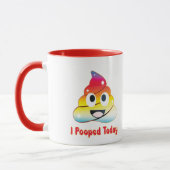 ich habe heute gekackt tasse (Links)