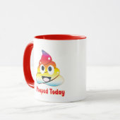 ich habe heute gekackt tasse (Vorderseite Links)