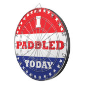 Ich habe heute gepaddelt dartscheibe (Vorderseite rechts)