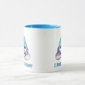 ich habe heute gepoppt tasse (Zentrum)