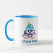 ich habe heute gepoppt tasse (Links)