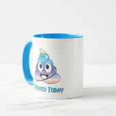 ich habe heute gepoppt tasse (Vorderseite Links)