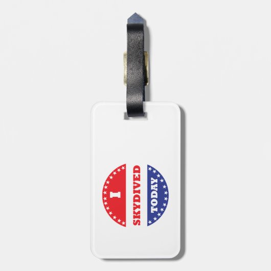 Ich habe heute gescheitert gepäckanhänger (Rückseite vertikal)