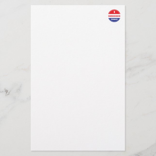 Ich habe heute geschreddert (Vorderseite)