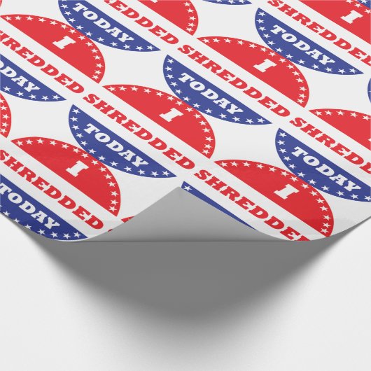 Ich habe heute geschreddert geschenkpapier (Ecke)