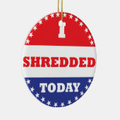 Ich habe heute geschreddert keramik ornament (Rechts)