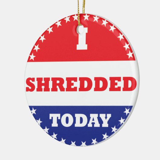 Ich habe heute geschreddert keramik ornament (Links)