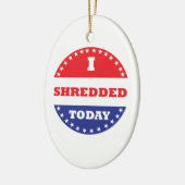 Ich habe heute geschreddert keramikornament (Links)