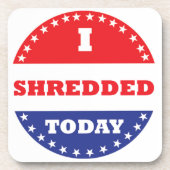 Ich habe heute geschreddert untersetzer (Vorderseite)