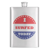 Ich habe heute gesurft flachmann (Vorderseite)