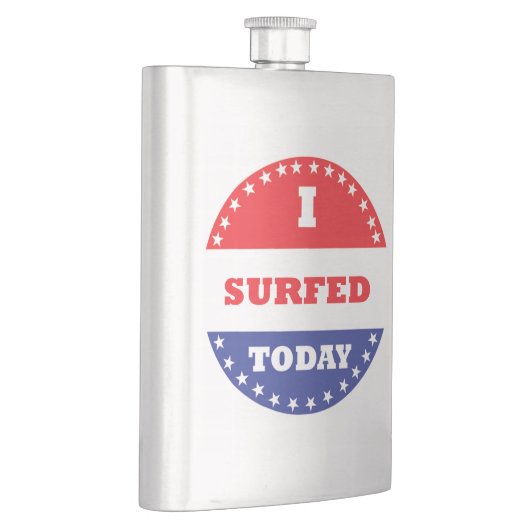 Ich habe heute gesurft flachmann (Rechts)