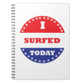 Ich habe heute gesurft notizblock (Vorderseite)