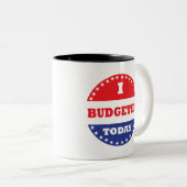 Ich habe heute in den Haushaltsplan eingestellt Zweifarbige Tasse (VorderseiteRechts)