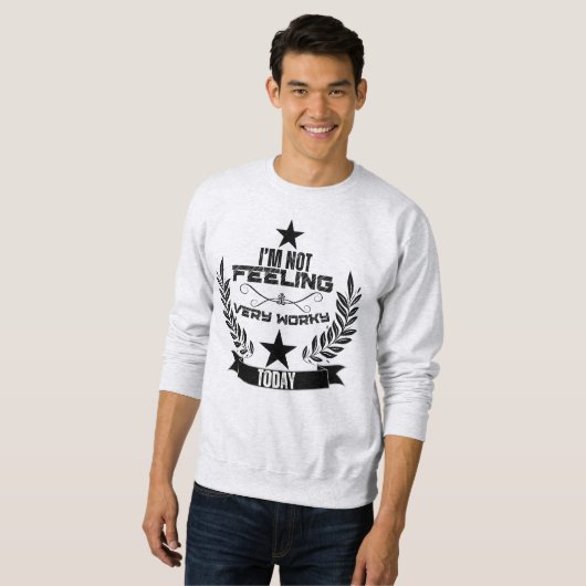 Ich habe heute nicht viel zu tun sweatshirt (Vorne ganz)