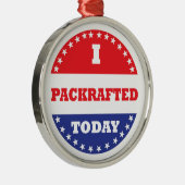 Ich habe heute ornament aus metall (Rechts)