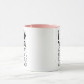 Ich habe heute Pants lustige Zitate Typografie-Tas Tasse (Zentrum)