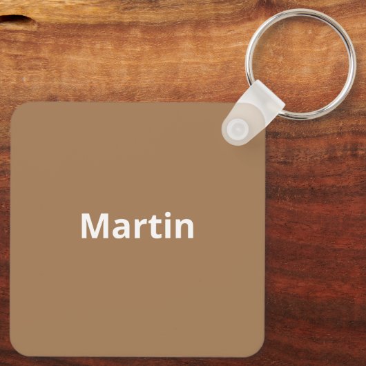 Ich habe heute Personalisiert Poo Emoji Gekackt Schlüsselanhänger (Rückseite)