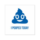 Ich habe heute Poo Emoji Gekackt Permastempel (Design)