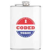 Ich habe heute programmiert flachmann (Vorderseite)