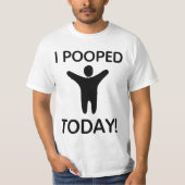 Ich habe heute Shirt Gekackt (Vorderseite)