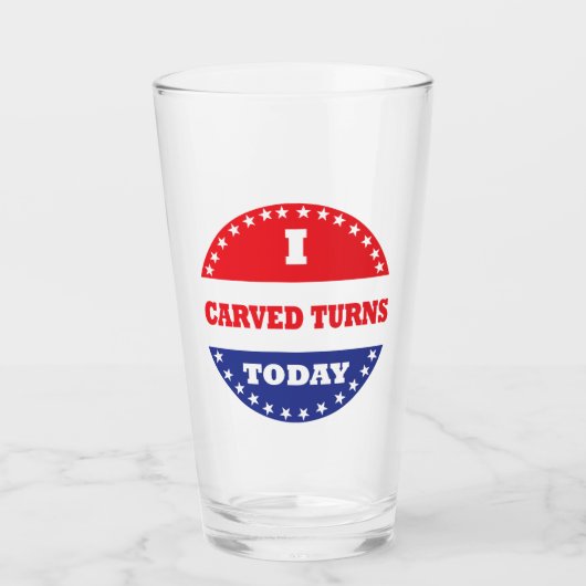 Ich habe heute Turns Carven Glas (Vorderseite)