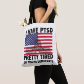 Ich habe Hübsche PTSD-Müde, mit Geschenken für dum Tasche (Von Nahem)