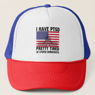 Ich habe Hübsche PTSD-Müde, mit Geschenken für dum Truckerkappe