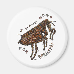 Ich habe Hunde zum Frühstück Magnet