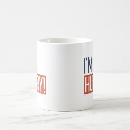 Ich habe Hunger Kaffeetasse (Mittel)