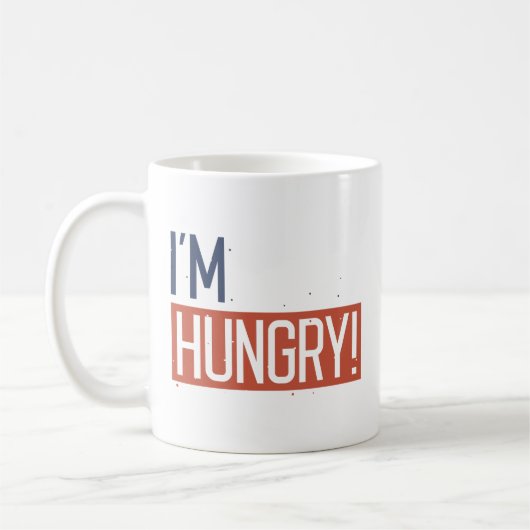 Ich habe Hunger Kaffeetasse (Links)