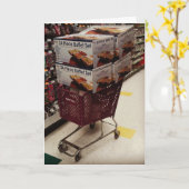 "Ich habe Hunger, Typ." Geburtskarte Karte (Gelbe Blume)