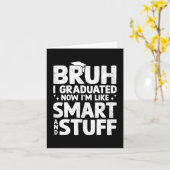 Ich habe ihn letzten Tag Abschluss studiert Karte (Gelbe Blume)