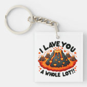 Ich habe Ihnen eine ganz Niedliche Vulkanlandschaf Schlüsselanhänger (Vorderseite)